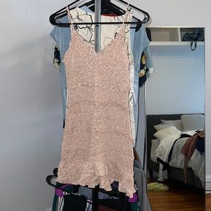 Olivaceous Pink Cheetah Dress